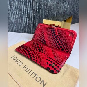 ❣️Authentic Louis Vuitton Limited Edition Yayoi Kusama Red Dot Insolite Wallet